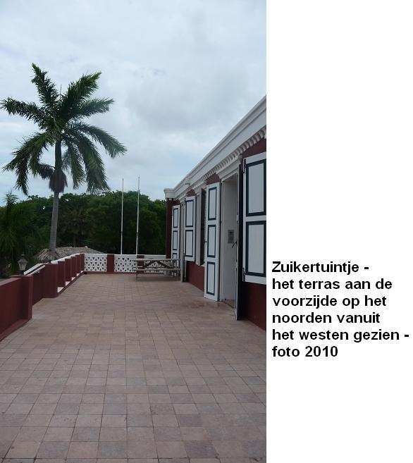 16. Zuikertuintje terras vanuit het westen 2010